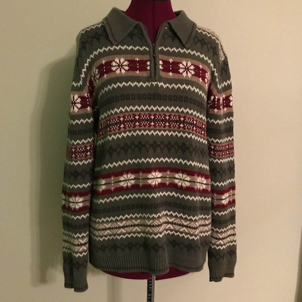 Collared Holiday Sweater